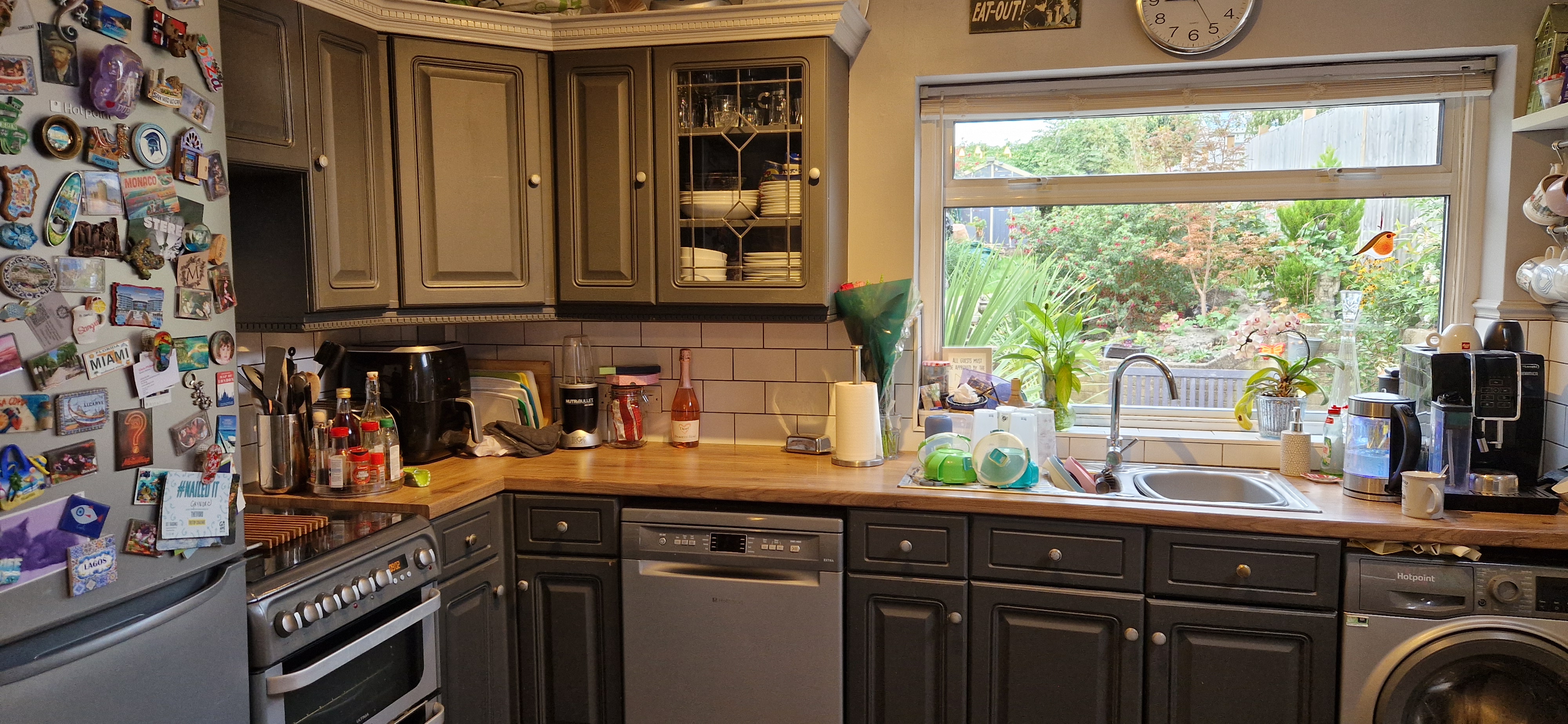 The real kitchen, photographed
